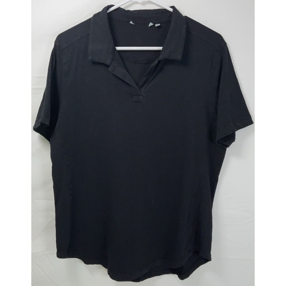 NWOT Women's Johnnie-O Golf Polo Shirt - Coastal Midnight Black - Large